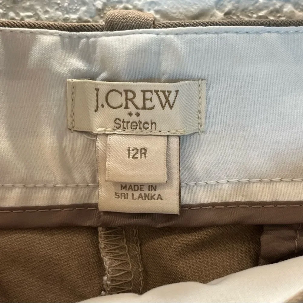 J. Crew Lexie Pants in Driftwood size 12R